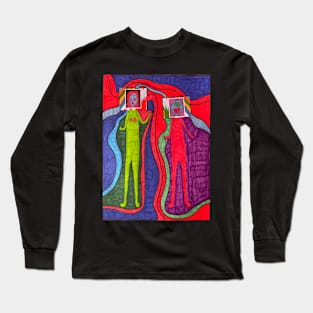 Couple In Colour World Long Sleeve T-Shirt